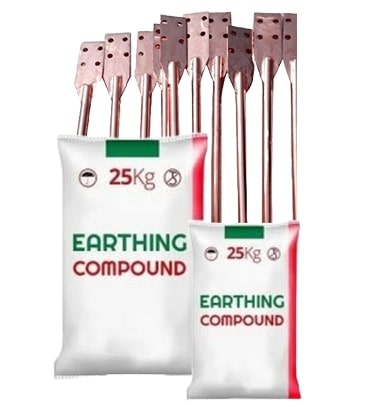EARTHING ROD and Chemical Bag